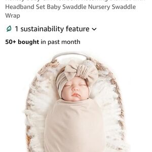 Newborn Baby Girl Swaddle Set